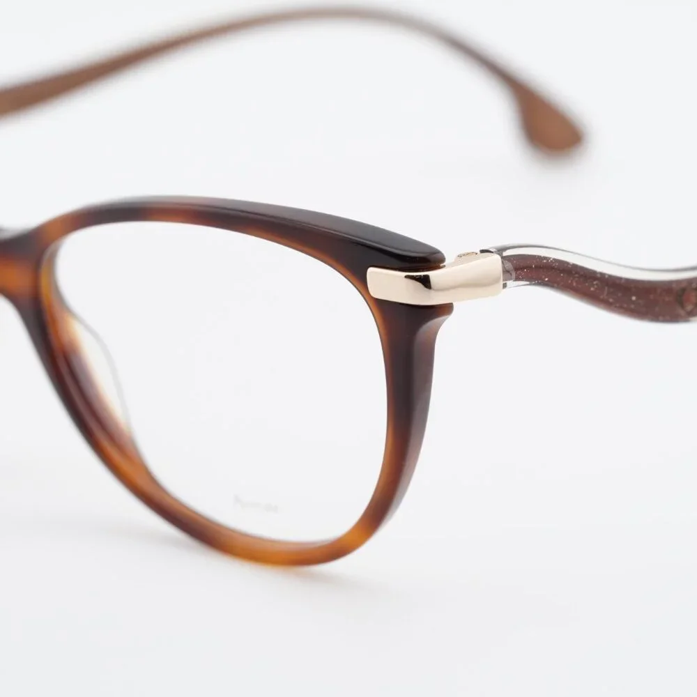 Jimmy Choo JC258 0086 00 Eyeglasses Havana/Gold 54mm Cat Eye Frame - Picture 2 of 11